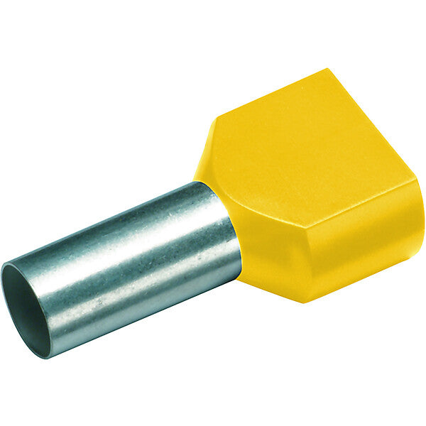 CIMCO Isol. Twin-Aderendhülse 2x6,0mm²x14mm,gelb 187712